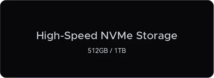High-Speed NVMe Storage